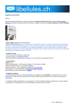 Partition Recovery: Guide d'utilisation + Chat IA