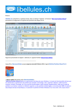 MiniTool Partition Wizard Pro 9: Test + PDF+ IA