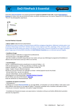 FilmPack 3 Essential: Chat IA & Téléchargement PDF
