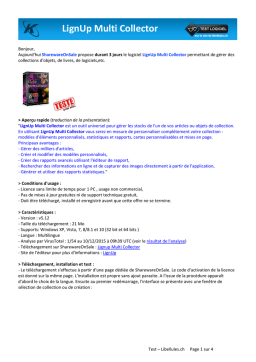 LignUp Multi Collector : Avis + PDF | AI Chat
