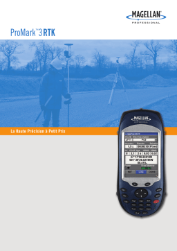 Magellan ProMark 3RTK Manuel utilisateur