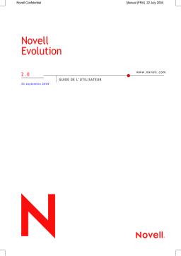 Novell Evolution 2.0 : Guide Utilisation + PDF