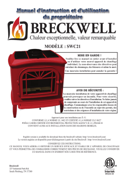 Breckwell SWC 21 Manuel utilisateur