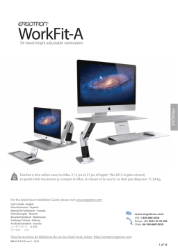 WorkFit-A Workstation : Chat IA et T&eacute;l&eacute;chargement PDF