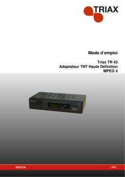 Triax TR 43 Mode d'emploi | Support IA et PDF