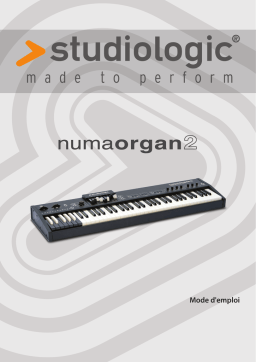 Studiologic Numa Organ 2 Manuel utilisateur