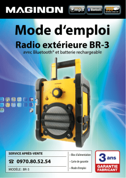 Maginon BR-3 Manuel utilisateur