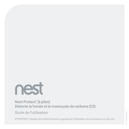 Nest Nest Protect à piles Mode d'emploi