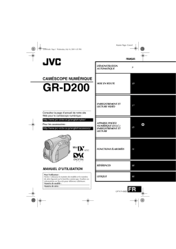 JVC GR-D200: Manuel d'Utilisation + Chat IA