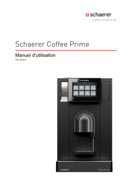 Schaerer Coffee Prime Manuel utilisateur