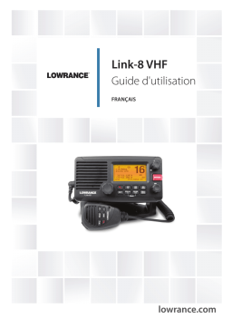 Lowrance Link-8 VHF Mode d'emploi