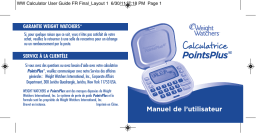 Calculatrice Weight Watchers PointsPlus: IA + PDF