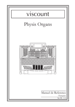 Viscount UNICO CL / CLV 8 Manuel utilisateur