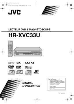 JVC HR-XVC33U Manuel utilisateur