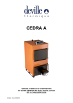 Deville Thermique CEDRA A 35 Manuel utilisateur