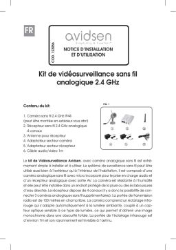 Avidsen 123056 Kit Vidéosurveillance: AI Chat + PDF