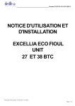 EXCELLIA ECO FIOUL: Notice d'utilisation | AI Chat