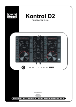 Manuel d'utilisation DAP Audio Kontrol D2 | AI Chat