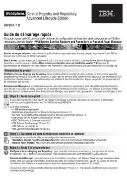 WebSphere & Rational : Guide de démarrage rapide | AI Chat & PDF Access