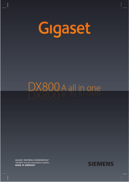 Gigaset DX800A : Manuel Utilisateur + Chat IA