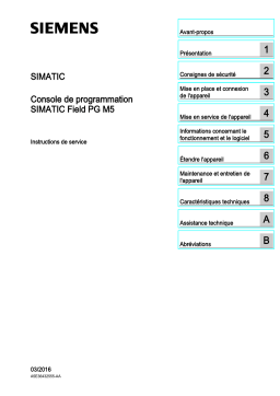 SIMATIC Field PG M5: Chat IA & Téléchargement PDF