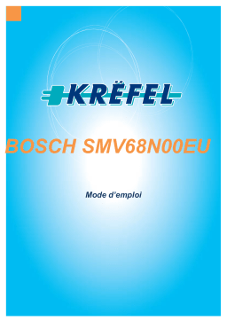 Bosch SMV68N00EU Mode d'emploi : AI Chat & PDF Access