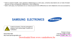 SGH U600 Mode d'emploi | AI Chat & PDF Access