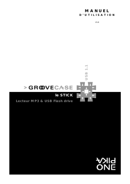 PikaOne GrooveCASE Stick Manuel utilisateur