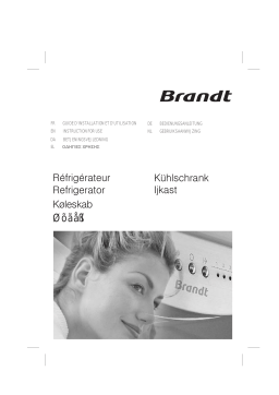 Brandt réfrigérateur Mode d'emploi