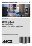 MCZ EGO/STAR 2.0 air Manuel utilisateur