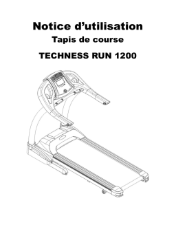 Techness RUN 1200 Manuel utilisateur