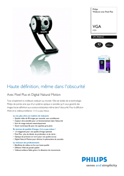 Philips SPC900NC Webcam: Chat IA et PDF