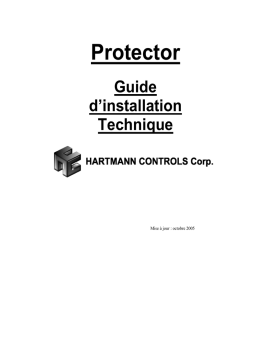 Hartmann Controls Protector Manuel utilisateur