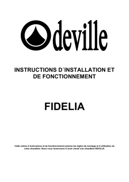 DEVILLE Fidelia Manuel utilisateur