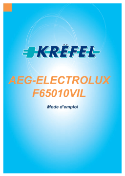 Aeg-Electrolux Favorit 65010 VIL Manuel utilisateur