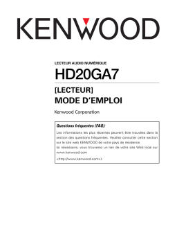 Kenwood HD20GA7 Mode d'emploi: AI Chat & PDF Accès