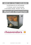 Rheavendors XS E Flash Manuel utilisateur