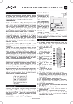 Astrell 011108-2, AST934, AST935 Guide d'Utilisation | Chat IA