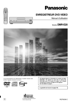 Manuel Panasonic DMR-E20 | Chat IA et PDF