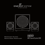 Energy Sistem MP3 Sound System 500 | Chat IA &amp; PDF