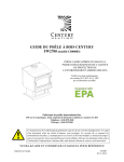 Guide Po&ecirc;le &agrave; Bois Century FW2700 + Chat IA &amp; PDF