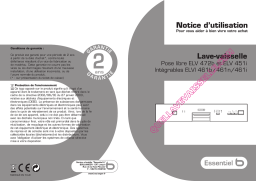 Essentiel b ELVI 461b Manuel utilisateur