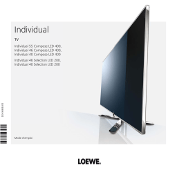 LOEWE Individual 40 Selection LED 200 Manuel utilisateur