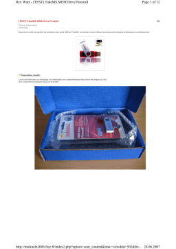 TakeMS MEM Drive Firewall: Chat IA & Téléchargement PDF