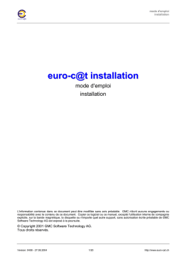 Manuel d'installation euro-c@t | AI Chat & PDF