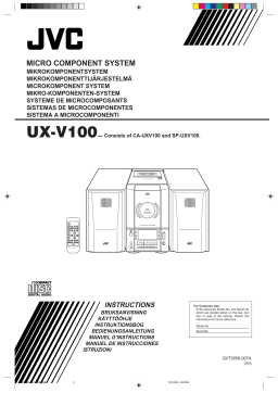 JVC UX-V100: Manuel d'utilisation + Chat IA