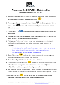 SIGNALTEK Qualificateurs de réseau: IA Chat et PDF