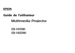 Epson EB-1410 Wi Manuel utilisateur