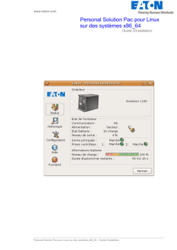 Eaton Evolution 1150 Guide d'Installation | AI Chat