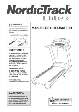 NordicTrack ELITE XT Manuel Utilisateur | AI Chat